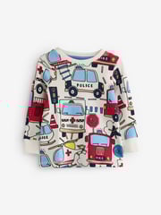 Red/Blue Emergency Vehicles 3 Pack Snuggle Pyjamas (9mths-8yrs) - Image 10 of 15