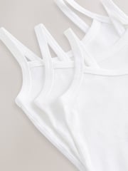 White Cropped Cami Vest 3 Pack (5-16yrs) - Image 4 of 4