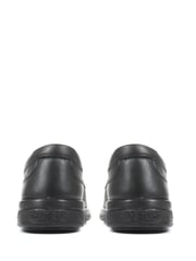 Pavers Natural Pavers Wide Fit Leather Slip On Black Shoes - Image 3 of 5