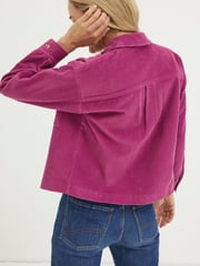 FatFace Pink Combe Relaxed Cord Shirt - Image 3 of 5