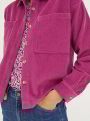 FatFace Pink Combe Relaxed Cord Shirt - Image 4 of 5