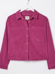 FatFace Pink Combe Relaxed Cord Shirt - Image 5 of 5
