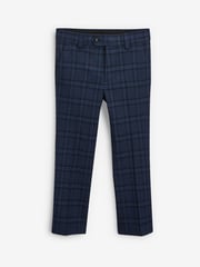 Navy Blue Skinny Fit Suit Trousers (12mths-16yrs) - Image 1 of 3