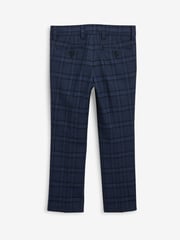 Navy Blue Skinny Fit Suit Trousers (12mths-16yrs) - Image 2 of 3