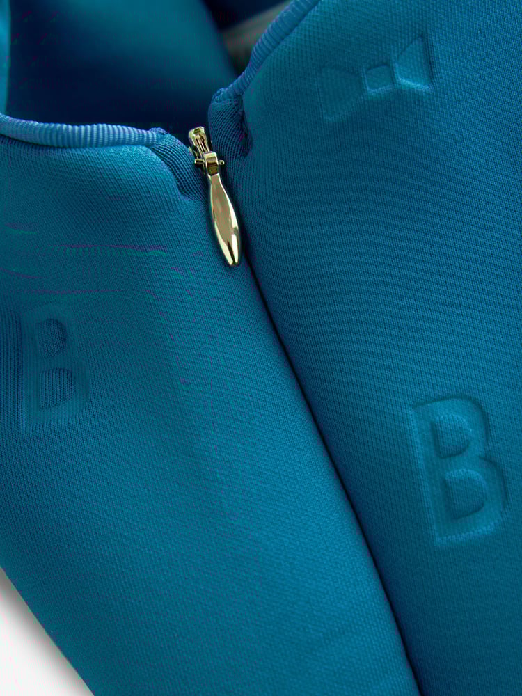 Baker by Ted Baker Bow Detail Embossed Scuba Dress - Image 15 of 15