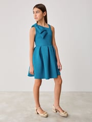 Baker by Ted Baker Bow Detail Embossed Scuba Dress - Image 5 of 15