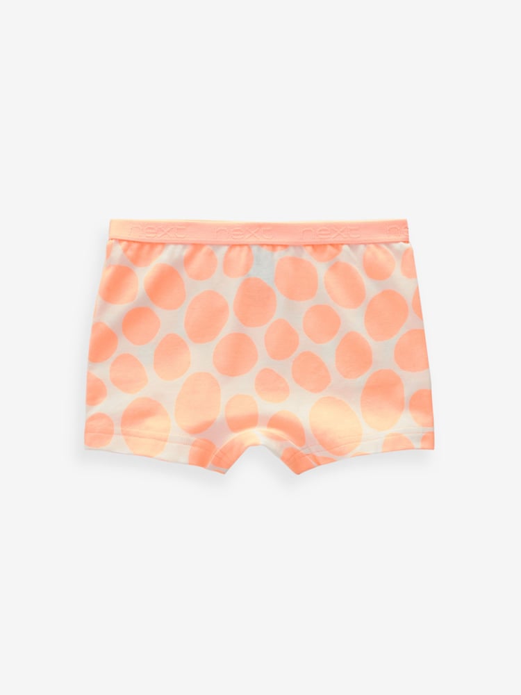 Pink/Orange Short Briefs 5 Pack (2-16yrs) - Image 2 of 8