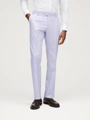 Lilac Purple Slim Fit Motionflex Stretch Suit Trousers - Image 1 of 8