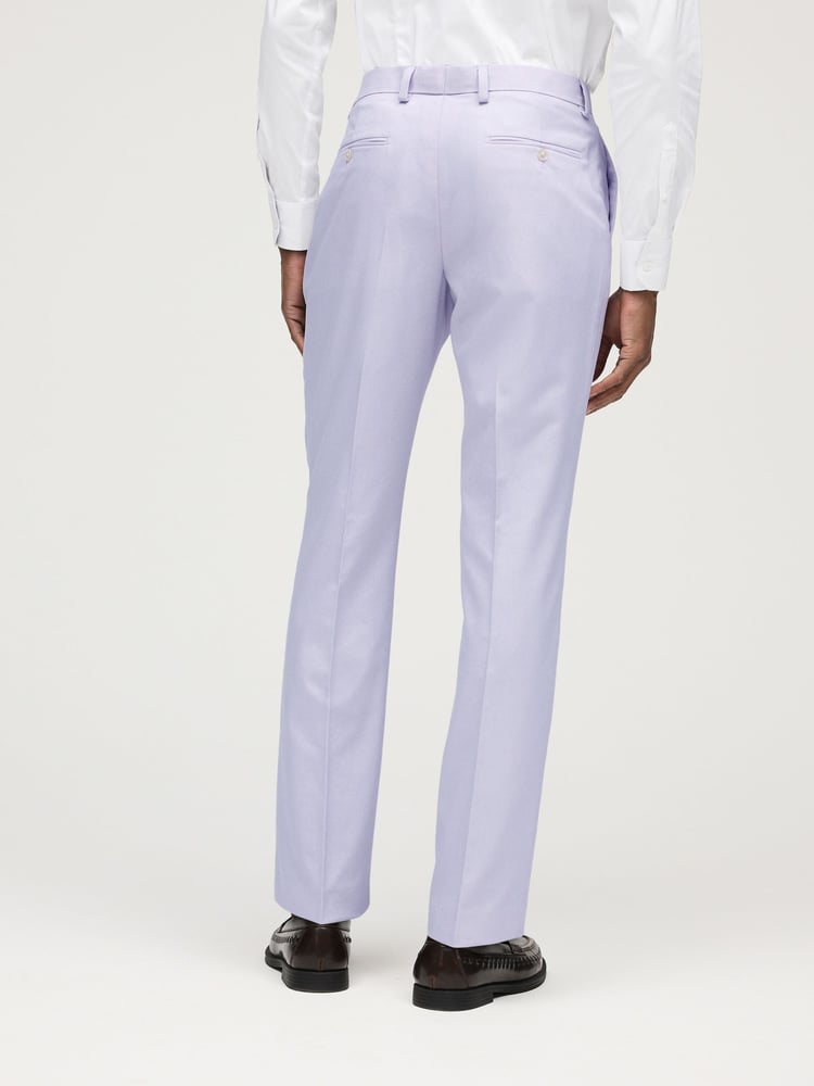 Lilac Purple Slim Fit Motionflex Stretch Suit Trousers - Image 2 of 8