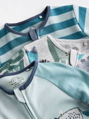 Blue Character Baby Sleepsuits 3 Pack (0-2yrs) - Image 4 of 9