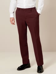 Brick Red Slim Fit Motionflex Stretch Suit Trousers - Image 1 of 8