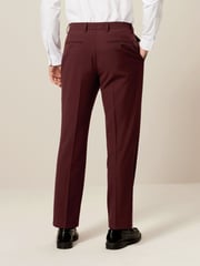 Brick Red Slim Fit Motionflex Stretch Suit Trousers - Image 2 of 8