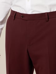 Brick Red Slim Fit Motionflex Stretch Suit Trousers - Image 4 of 8