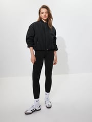 Black Bomber Jacket - Image 2 of 7