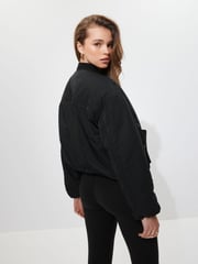 Black Bomber Jacket - Image 4 of 7