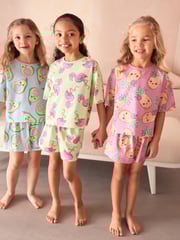 Pastel Prints Short Pyjamas 3 Pack (3-16yrs) - Image 2 of 5