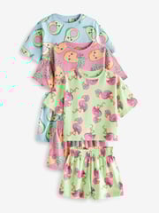 Pastel Prints Short Pyjamas 3 Pack (3-16yrs) - Image 4 of 5