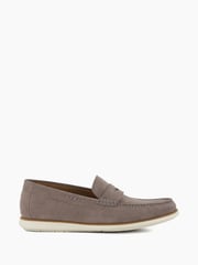 Dune London Grey Berkly Sole Loafers - Image 1 of 6