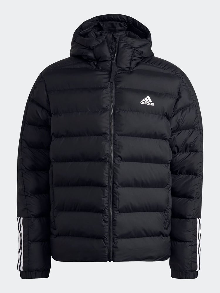 adidas Terrex Black Itavic 3-Stripes Midweight Hooded Jacket - Image 10 of 10