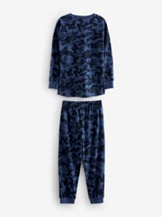 Grey/Blue/Green Camouflage 3 Pack Long Sleeve Pyjamas (3-16yrs) - Image 8 of 10
