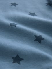 Blue/White Stars 3 Pack Snuggle 100% Cotton Pyjamas (9mths-10yrs) - Image 10 of 10