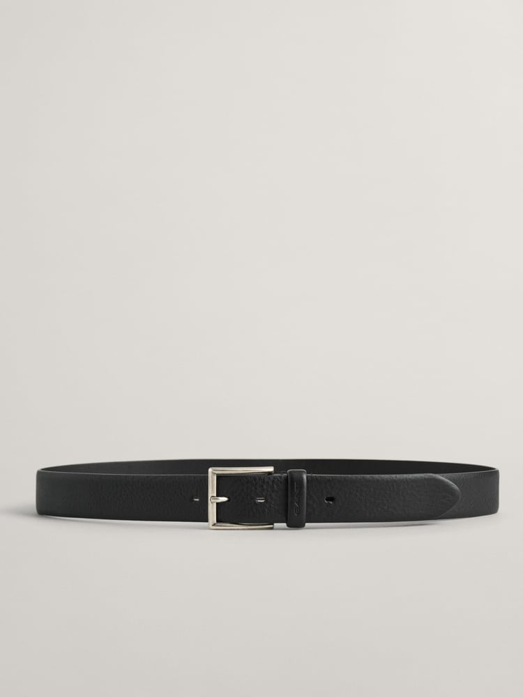 GANT Black Classic Leather Belt - Image 1 of 4