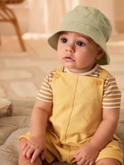 Sage Green / Apricot Orange Baby Bucket Hats 2 Pack (0mths-2yrs) - Image 4 of 7