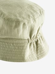 Sage Green / Apricot Orange Baby Bucket Hats 2 Pack (0mths-2yrs) - Image 7 of 7