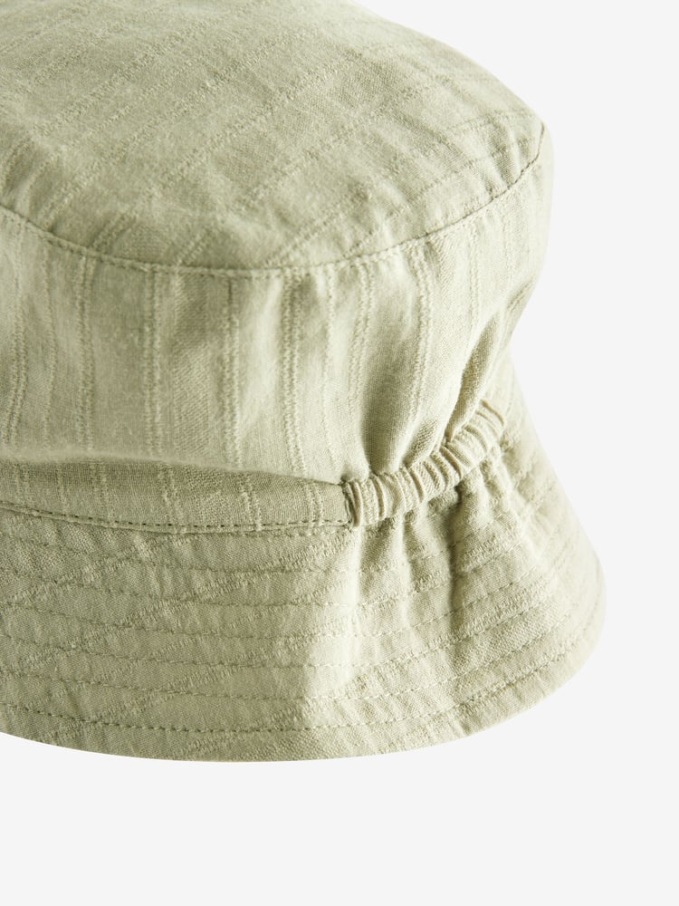 Sage Green / Apricot Orange Baby Bucket Hats 2 Pack (0mths-2yrs) - Image 7 of 7