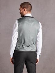 Black Signature Wool Suit: Waistcoat - Image 3 of 6