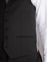Black Signature Wool Suit: Waistcoat - Image 4 of 6