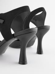 Black Forever Comfort® Mary Jane Curvy Heel Shoes - Image 4 of 6