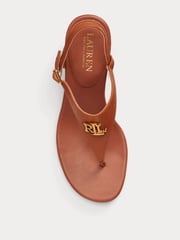 Lauren Ralph Lauren Wescott Tan Sandals - Image 3 of 4