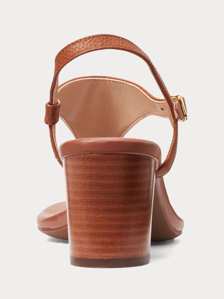 Lauren Ralph Lauren Wescott Tan Sandals - Image 4 of 4