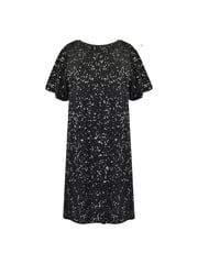 Live Unlimited Black Curve Embellished Cold Shoulder Dress - Image 5 of 5