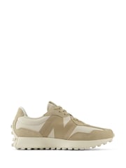 New Balance Cream Light Womens 327 Trainers - Image 1 of 1