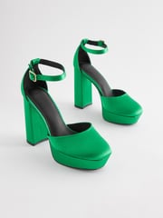 Green Forever Comfort® Closed Toe Platform High Heel Shoes - Image 1 of 8