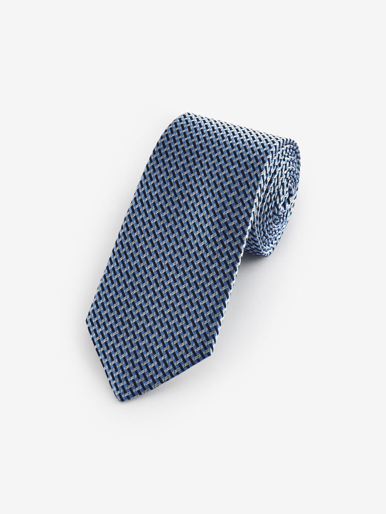 Navy Blue Signature Made In Italy Tie - Image 1 of 3