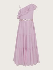 Ruby Ruffle Prom Dress - Image 1 of 3