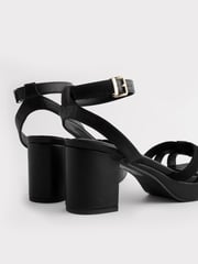 Black Forever Comfort® Low Platform Heels - Image 6 of 7