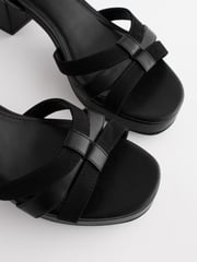 Black Forever Comfort® Low Platform Heels - Image 7 of 7