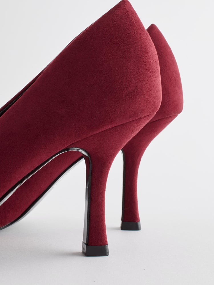 Red Forever Comfort® Metallic Toe Court Shoes - Image 7 of 7