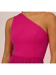 Adrianna Papell One Shoulder Chiffon Gown - Image 5 of 7