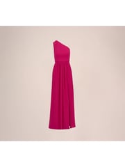Adrianna Papell One Shoulder Chiffon Gown - Image 6 of 7