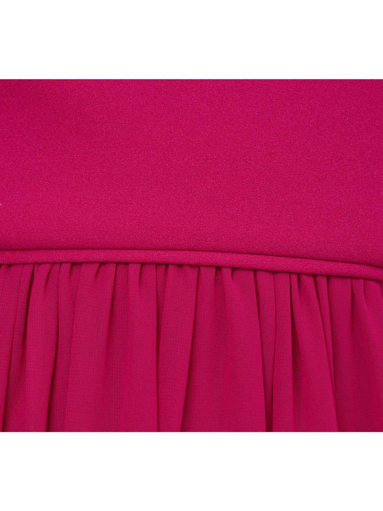 Adrianna Papell One Shoulder Chiffon Gown - Image 7 of 7