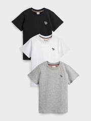 Paul Smith Junior Boys Signature T-Shirts 3 Pack - Image 1 of 6