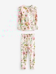 Yellow/ Purple/Green Floral Pyjamas 3 Pack (9mths-16yrs) - Image 7 of 10