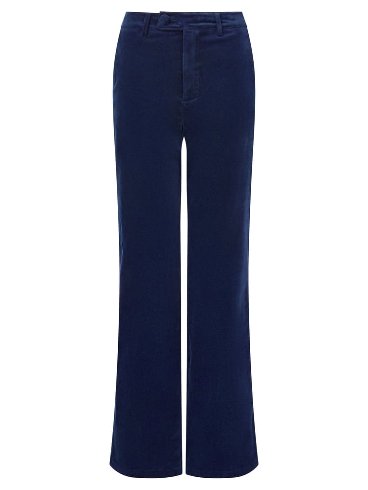 Joe Browns Blue Marvellous Moleskin Trousers - Image 4 of 4