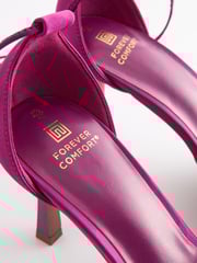 Pink Forever Comfort® Point Toe Wrap Heel Shoes - Image 8 of 9