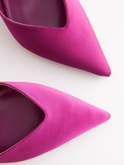 Pink Forever Comfort® Point Toe Wrap Heel Shoes - Image 9 of 9
